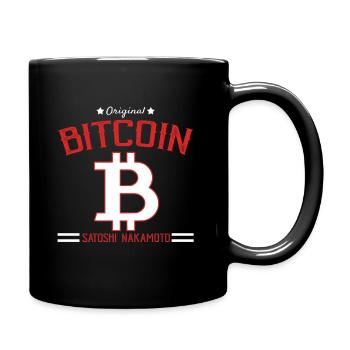 Satoshi nakamoto Profession Gift Finance Saying - Full Colour Mug - black - Right