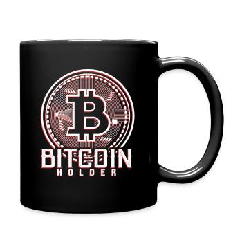 Cryptcurrency Daytrader Bitcoin Exchange Wallet - Full Colour Mug - black - Right
