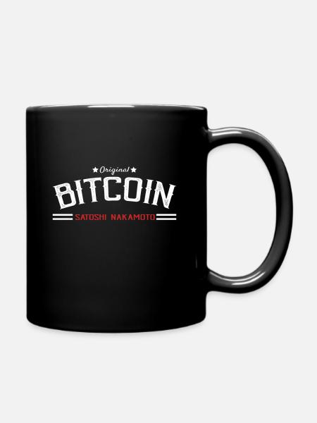 Satoshi Nakamoto Blockchain Bitcoin - Mug uni - noir