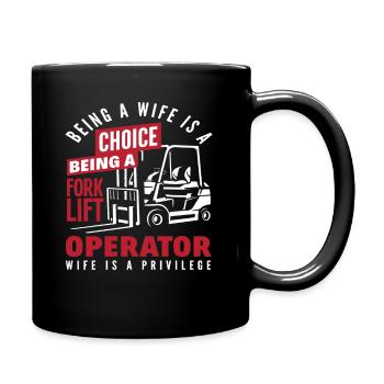 Choix du conducteur de chariot élévateur Privilege Design - Mug uni - noir - Droite