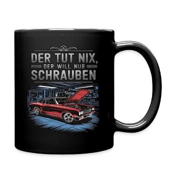 Il ne fait rien, il veut juste baiser - classique - Mug uni - noir - Droite