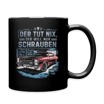 Il ne fait rien, il veut juste baiser - classique - Mug uni - noir - Droite