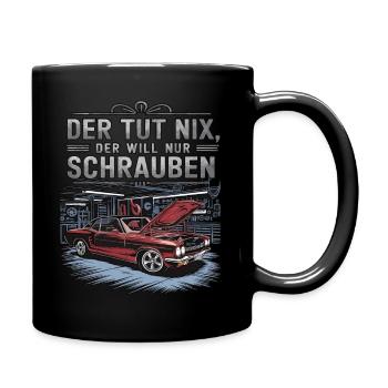 Il ne fait rien, il veut juste baiser - classique - Mug uni - noir - Droite