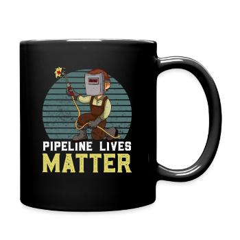 Schweißer Schweißen Schweißen Retro - Tasse einfarbig - Schwarz - Rechts