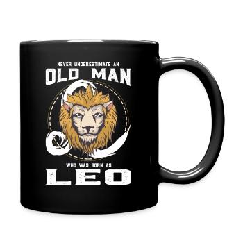 Zodiac Leo Gift Idea - Full Colour Mug - black - Right