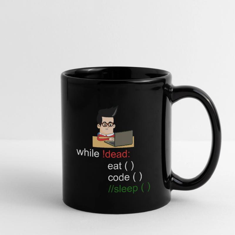 Programmierer Coden Informatiker Computer Tasse einfarbig