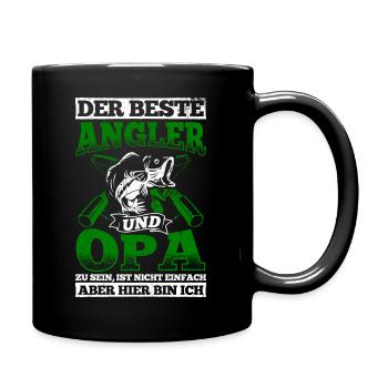 Angler Fishing Fishing Holiday Fish Fishing Grandpa Grandpa - Full Colour Mug - black - Right