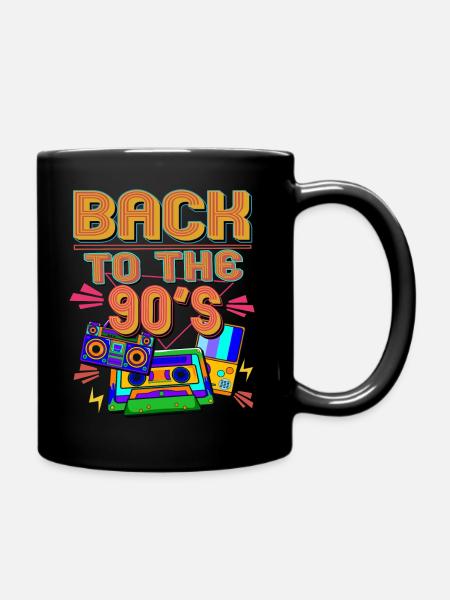 Retour aux années 90 tenue rétro des années 90 - Mug uni - noir