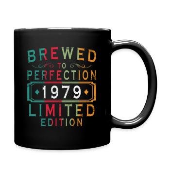 45 ans Anniversaire Millésime 1979 - Mug uni - noir - Droite