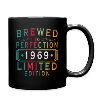 55 ans anniversaire millésime 1969 - Mug uni - noir - Droite