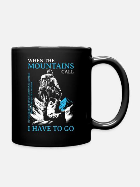 Alpinistes Alpinistes Randonnée Découvrir - Mug uni - noir