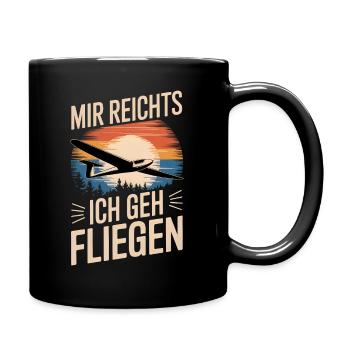 J’en ai assez, je vais voler, pilotes de planeurs, pilotes - Mug uni - noir - Droite