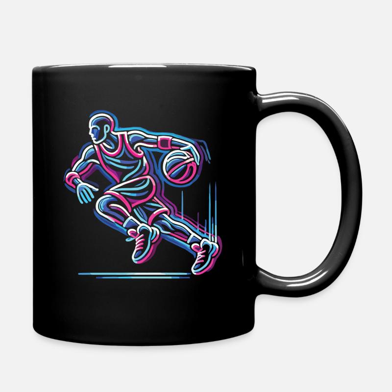 Basketball, basketteurs, basketteurs - Mug uni - noir