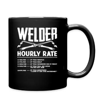 Soudeur Taux horaire Taux drôle - Mug uni - noir - Droite