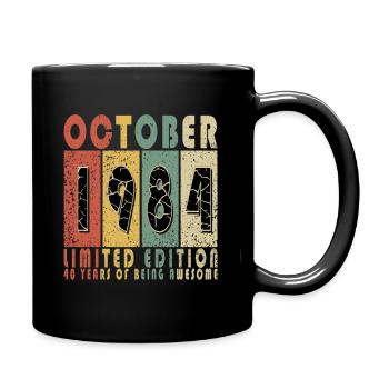Octobre 1984 Cadeau d’anniversaire Octobre 1984 - Mug uni - noir - Droite