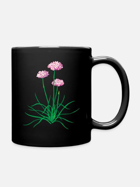 Grasnelke ohne Text - Tasse einfarbig - Schwarz