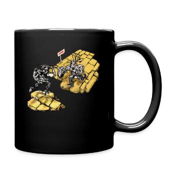 Battle on the Yellow Road - Full Colour Mug - black - Right