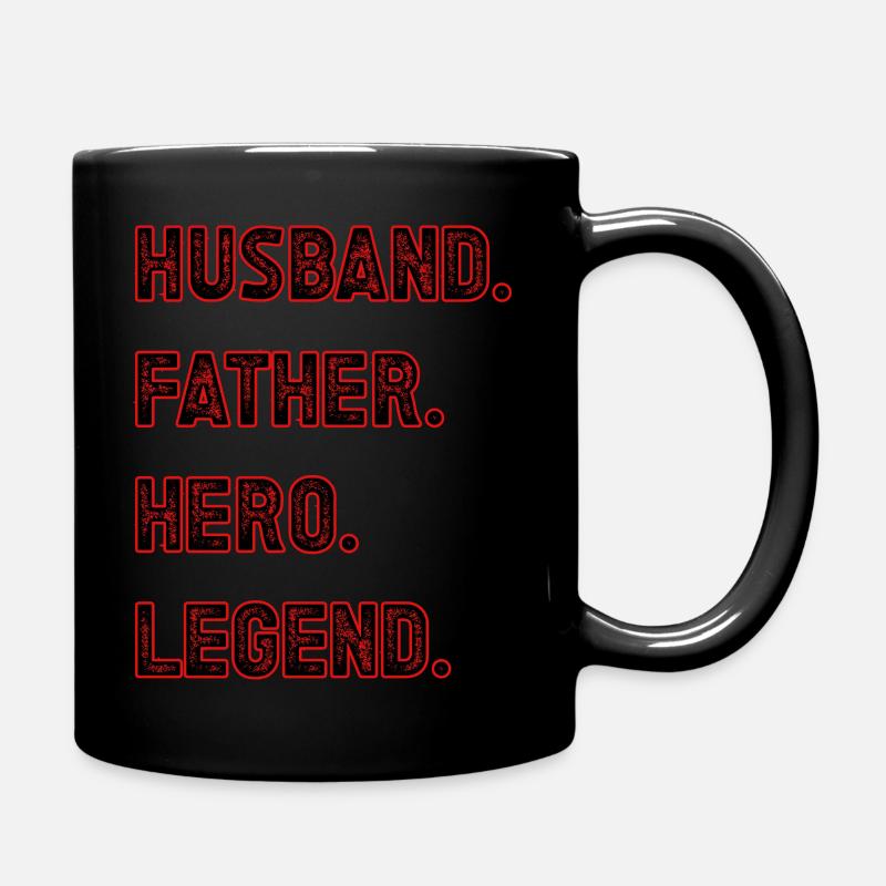 DAD Motto - Tasse einfarbig - Schwarz