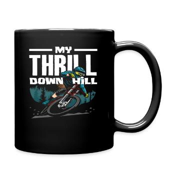 My Thrill Downhill VTT - Mug uni - noir - Droite