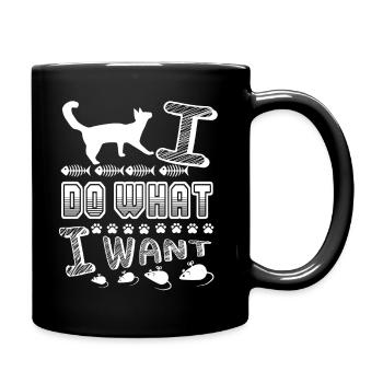 Balinese Balinese I Do What I Want - Full Colour Mug - black - Right