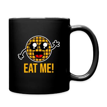 Bande dessinée gaufrée - Mug uni - noir - Droite