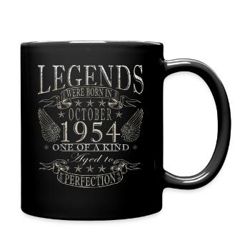 October 1954 Original:70th Anniversary Gift - Full Colour Mug - black - Right