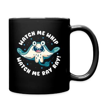 Watch Me Whip Watch Me Ray Ray Stingray - Tasse einfarbig - Schwarz - Rechts