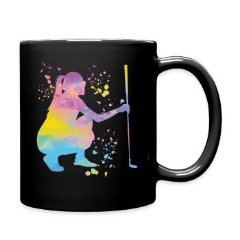Golfer Colorsplash Kinder Miniaturgolf - Tasse einfarbig - Schwarz - Rechts