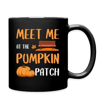 Pumpkin Autumn - Full Colour Mug - black - Right