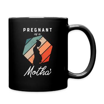 Dire grossesse - Mug uni - noir - Droite