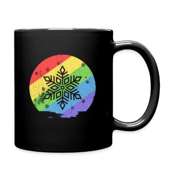 Snow - Full Colour Mug - black - Right