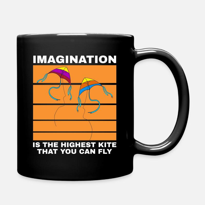 Cerf-volant cerf-volant Dicton cadeau - Mug uni - noir