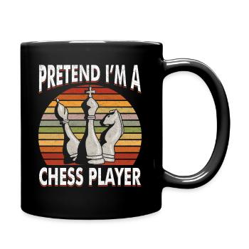 Chess Chess Player Chess Set - Full Colour Mug - black - Right