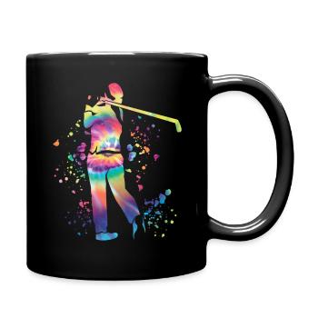 Golfer Colorsplash Kinder Miniaturgolf - Tasse einfarbig - Schwarz - Rechts