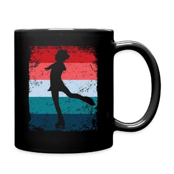 Figure Skating Figure Skating Skating - Full Colour Mug - black - Right