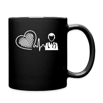 Doctor Doctor Heartbeat - Full Colour Mug - black - Right