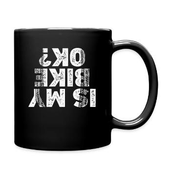 Motard Motard Chute Ma moto va-t-elle bien ? - Mug uni - noir - Droite