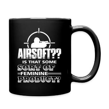 Airsoft Airsoft Soft Of Feminine Product - Full Colour Mug - black - Right