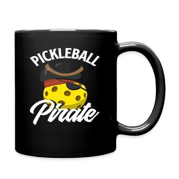 Pickleball Pirate pour les aventuriers - Mug uni - noir - Droite