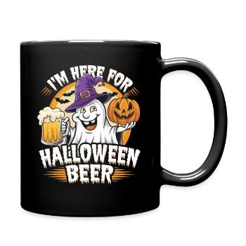 Lustiger Geist I'm here for Halloween Beer - Full Colour Mug - black - Right