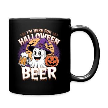 Lustiger Geist I'm here for Halloween Beer - Full Colour Mug - black - Right