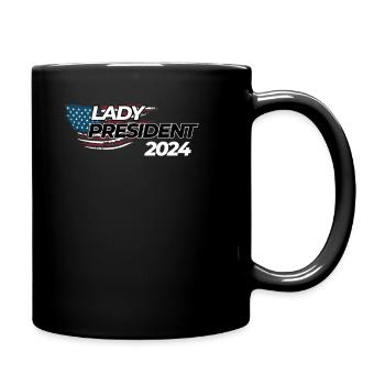 Présidente 2024 : Kamala Harris pour le changement - Mug uni - noir - Droite
