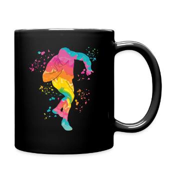 Lanceur de poids Colorsplash Lancer de poids - Mug uni - noir - Droite