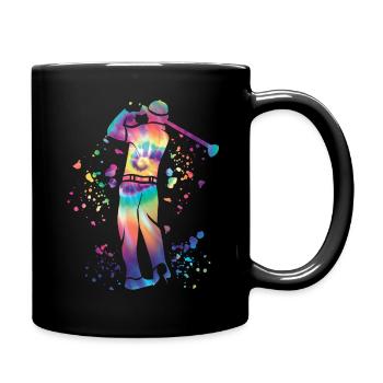 Golfer Colorsplash Kinder Miniaturgolf - Tasse einfarbig - Schwarz - Rechts