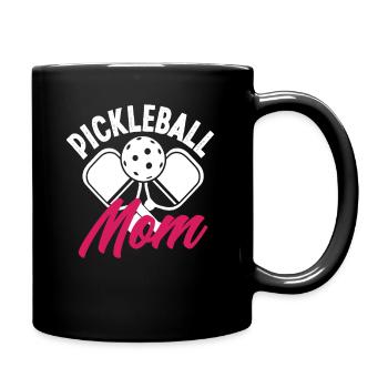 Maman de pickleball Fière mère de joueurs - Mug uni - noir - Droite