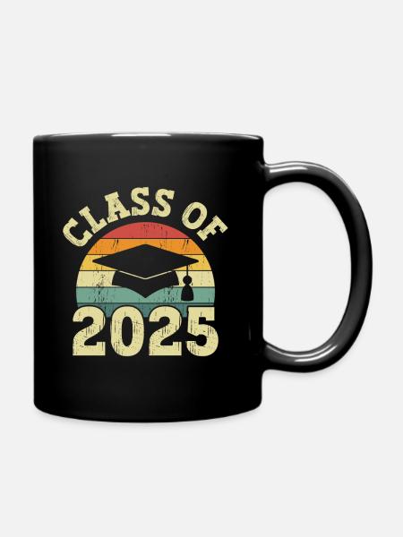 Class Of 2025 Schulabschluss - Tasse einfarbig - Schwarz