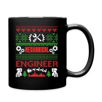 Mechanical Engineer Mechanical Engineer Christmas - Full Colour Mug - black - Right