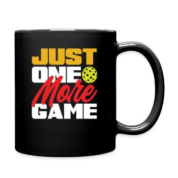 Just One More Game Pickleball - Full Colour Mug - black - Right