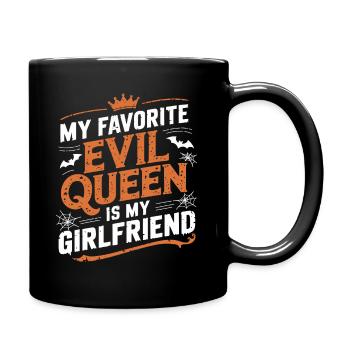 My Favorite Evil Queen Is My Girlfriend - Full Colour Mug - black - Right