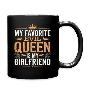 My Favorite Evil Queen Is My Girlfriend - Full Colour Mug - black - Right